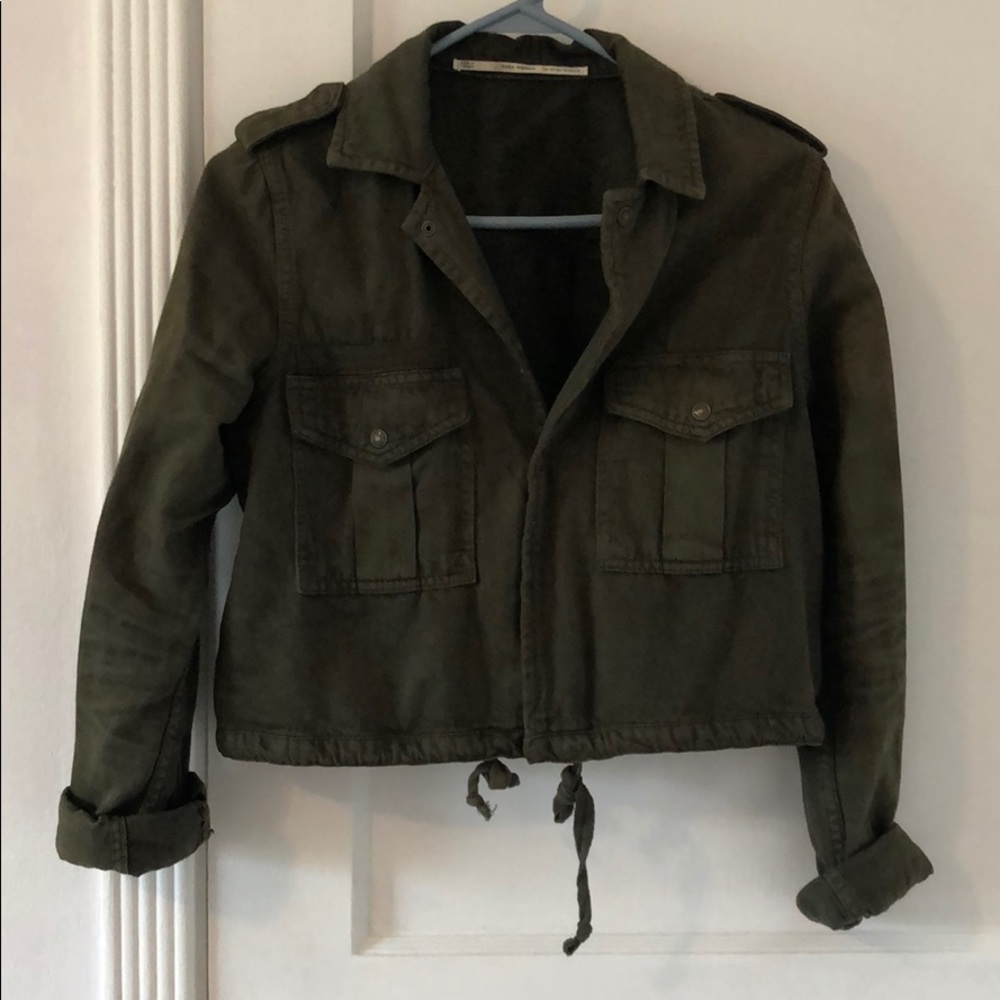Zara cropped jacket